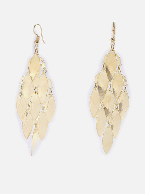 Gold Plated Designer Drop Earring