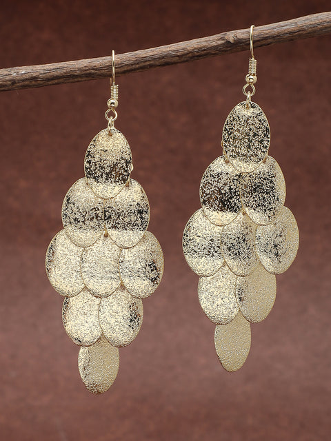 Gold Plated Designer Drop Earring