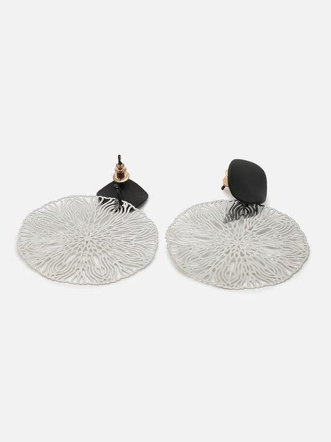 Gold Plated Designer Stone Drop Earring