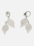 Silver Plated Designer Drop Earring