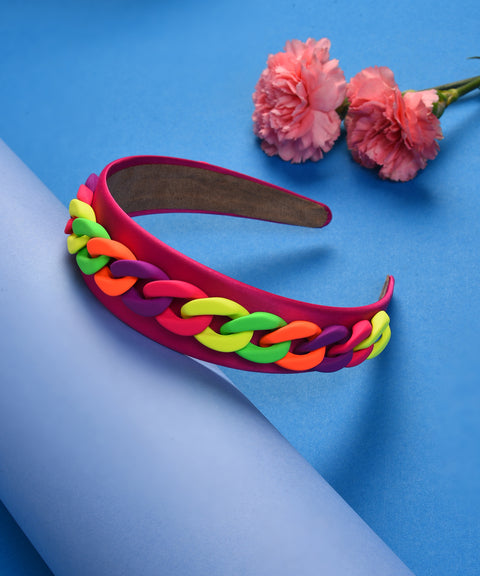 Hair Band with Chain Detail