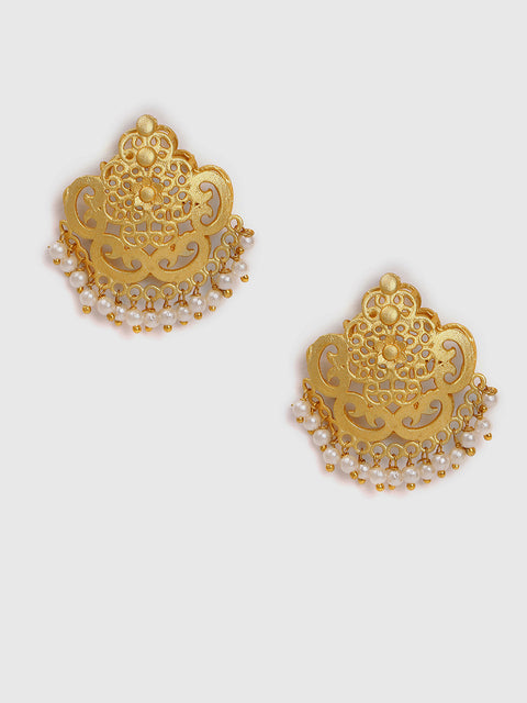 Gold-Plated Beaded Necklace Set