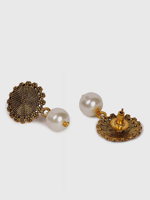 Antique Golden Loop Jewellery Set