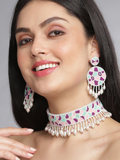 Quirky Drawstring Choker Necklace