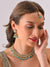 Gold Plated Designer Stone Beaded Necklace, Earrings and Maang Tikka Set