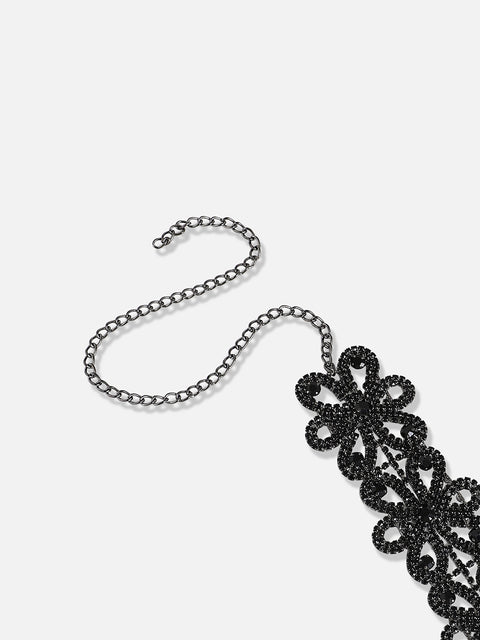 Silver Plated Designer Party Necklace