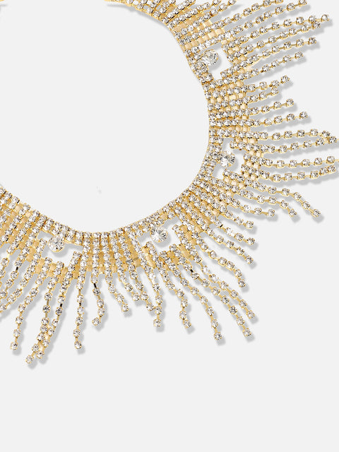 Gold Plated Designer Party Necklace