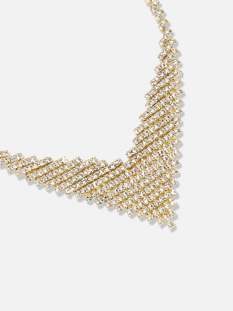 Silver Plated Designer Party Necklace and Earring Set