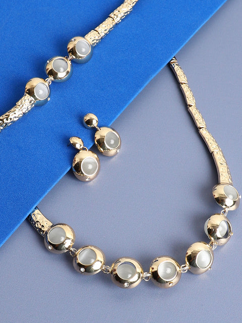 GOLD PLATED DESIGNER JEWELLERY SET