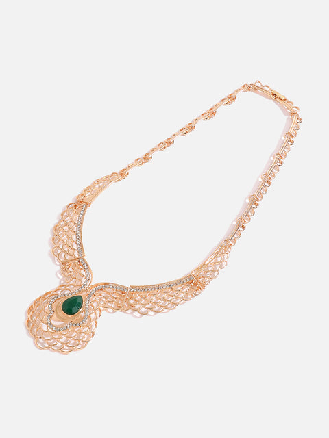 GOLD PLATED DESIGNER JEWELLERY SET