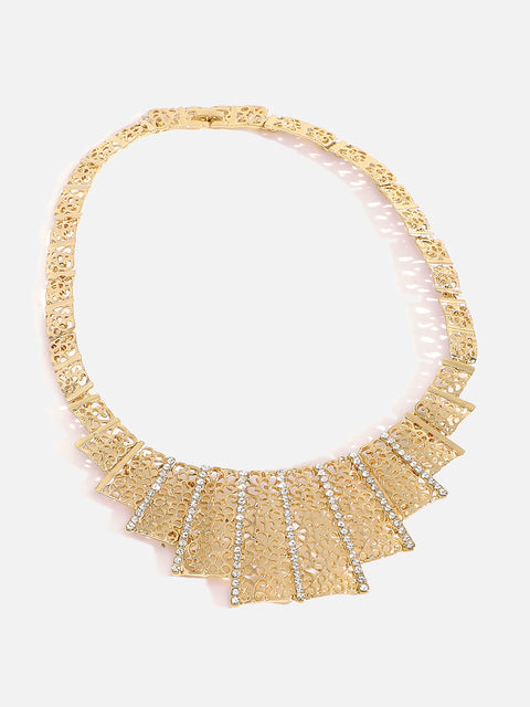 GOLD PLATED DESIGNER JEWELLERY SET