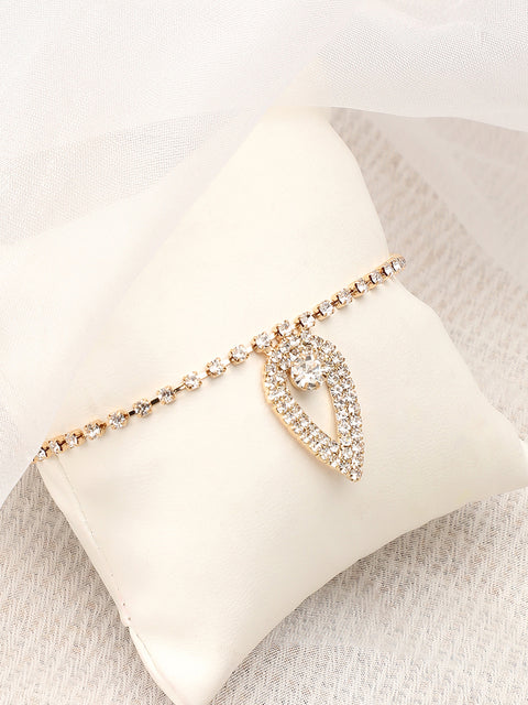 GOLD PLATED PARTY DESIGNER BRACELET FOR WOMEN