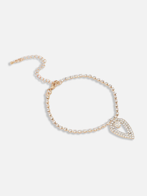 GOLD PLATED PARTY DESIGNER BRACELET FOR WOMEN