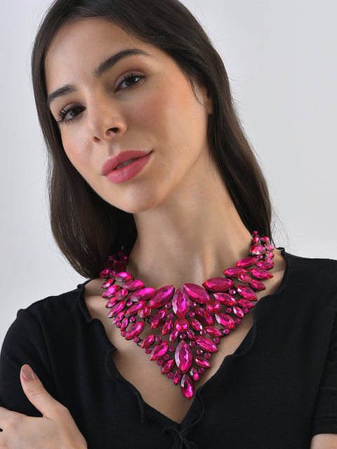 Trendy Designer Stone Necklace