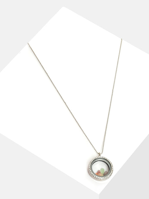 Silver Plated Designer Pendant Chain