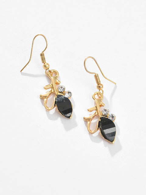 Gold Plated Designer Stone Necklace and Earring Set Jewellery Set