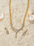 Gold Plated Designer Stone Necklace and Earring Set Jewellery Set