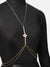 Sohi Eccentric Party fancied Gem Studded Gold Plated Body chain