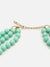 Trendy Beaded Necklace and Earring Set
