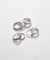 Pack of 7 Silver Plated Designer Ring