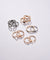 Pack of 10 Gold Plated Designer Stone Ring