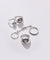 Pack of 4 Silver Plated Designer Stone Ring