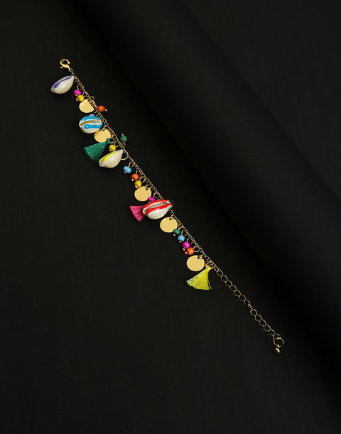 Gold Plated Designer Anklet