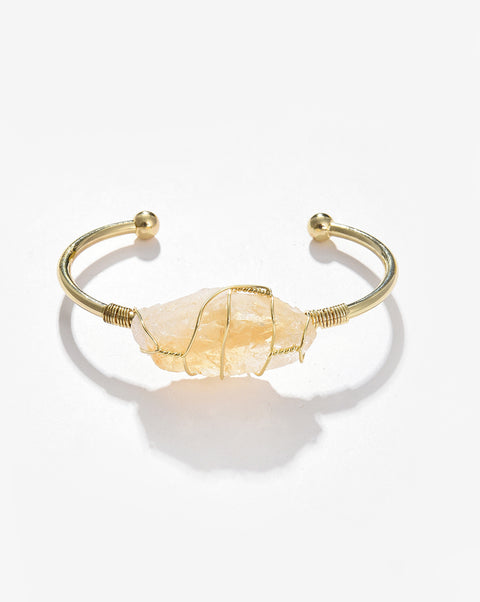 Gold Plated Designer Stone Bracelet