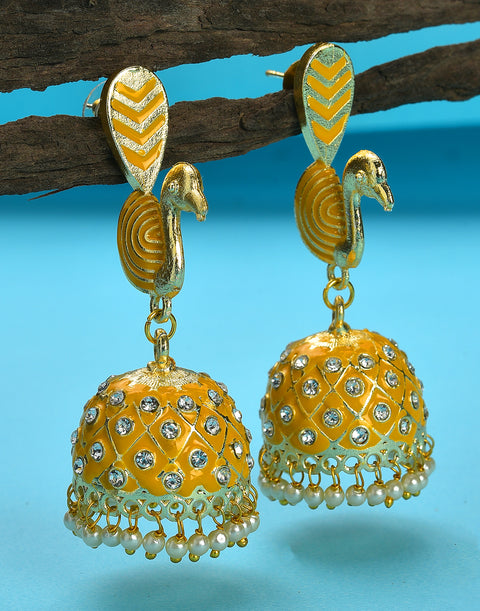 Gold Plated Designer Jhumkas