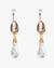 Pack of 2 Gold Plated Designer Drop Earring