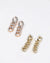Pack of 2 Gold Plated Designer Drop Earrings