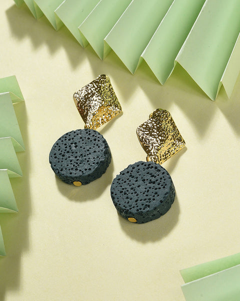 Gold Plated Designer Drop Earring