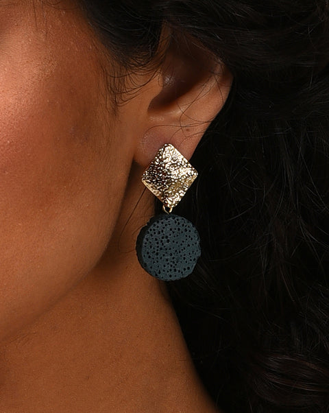 Gold Plated Designer Drop Earring
