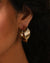 Gold Plated Designer Hoop Earring