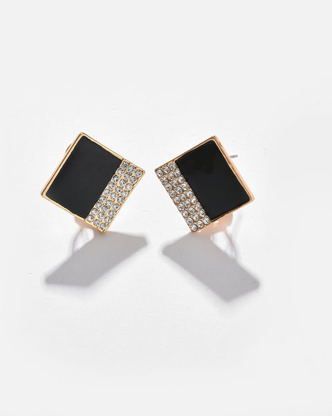 Gold Plated Designer Stud