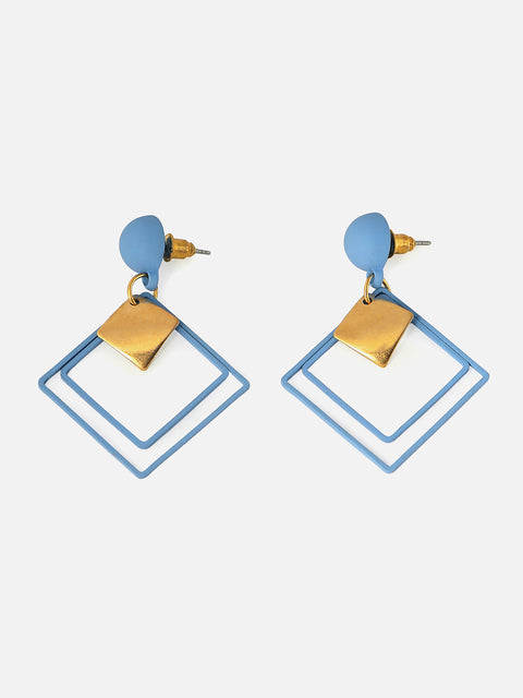 Gold Plated Designer Drop Earring