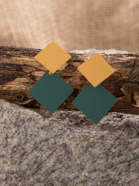 Gold Plated Designer Drop Earring