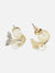 Gold Plated Pearls Stud Earring
