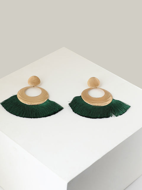 Gold Plated Designer Drop Earring