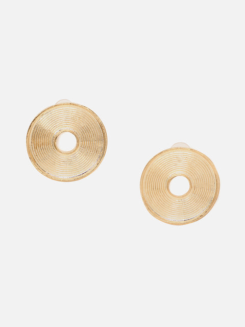 Gold Plated Designer Stud