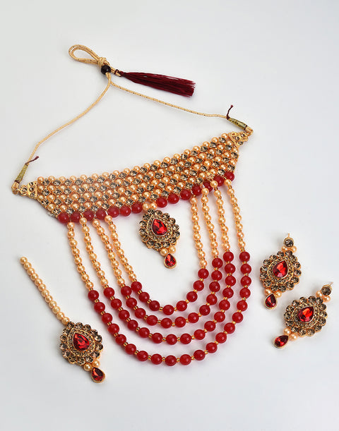 Kundan Gold Plated Necklace Set