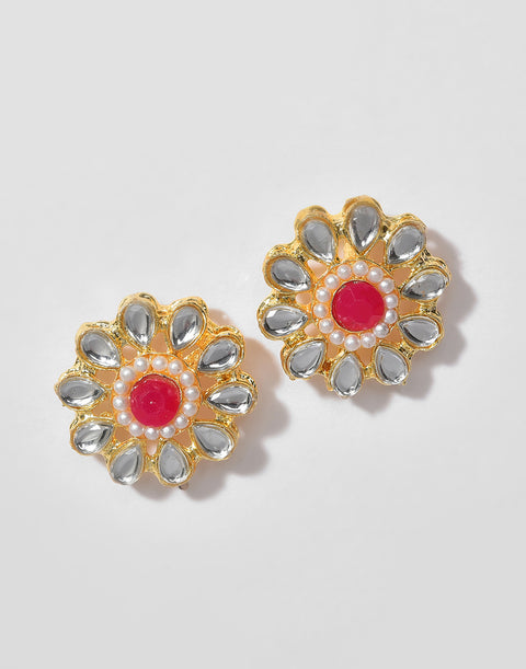 Gold Plated Beaded Necklace Set