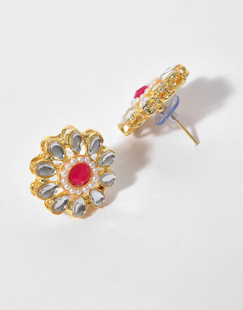 Gold Plated Beaded Necklace Set