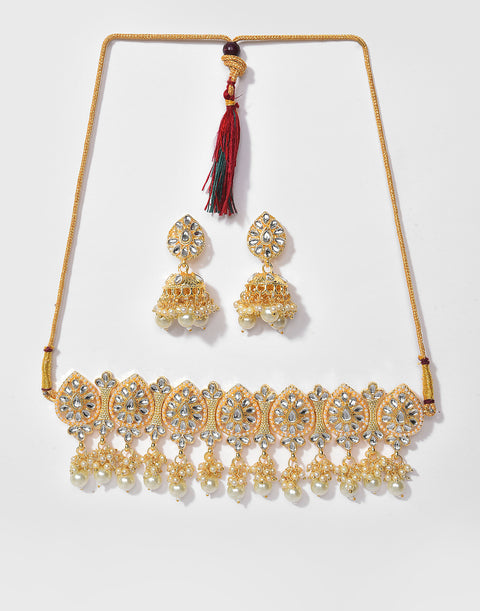 Kundan Gold Plated Necklace Set