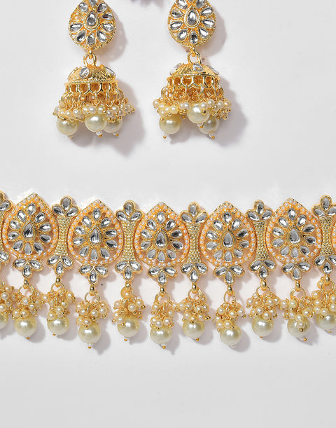 Kundan Gold Plated Necklace Set