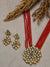 Gold Plated Stone Designer Necklace Set