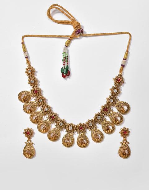 Meenakari Gold Plated Necklace Set