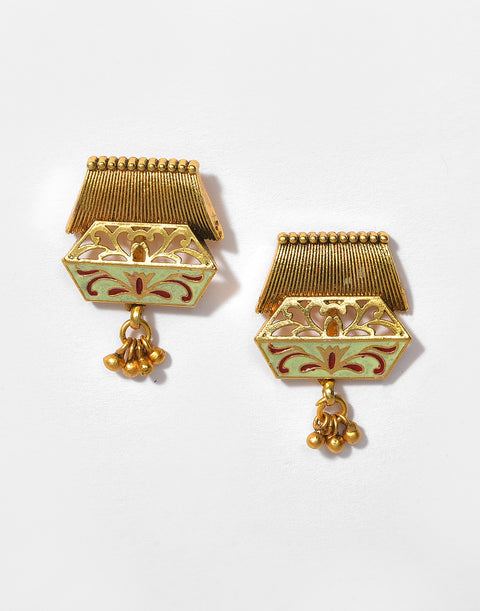 Meenakari Gold Plated Necklace Set