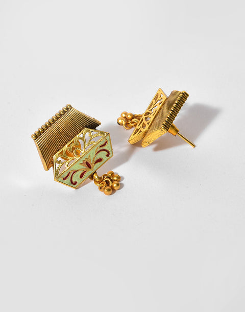 Meenakari Gold Plated Necklace Set