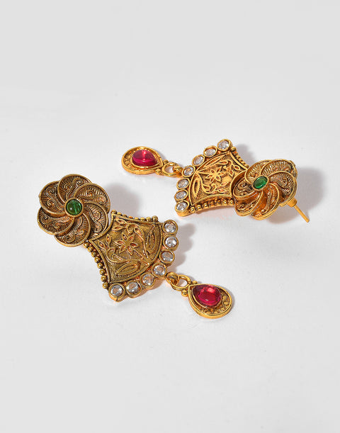 Meenakari Gold Plated Necklace Set
